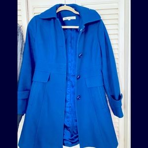 Small Kenneth Cole bright blue button down jacket!